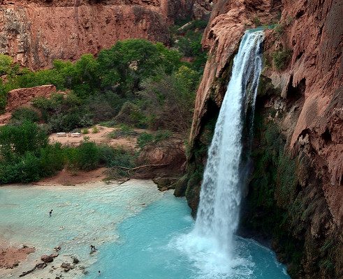 Havasu Falls waterfall